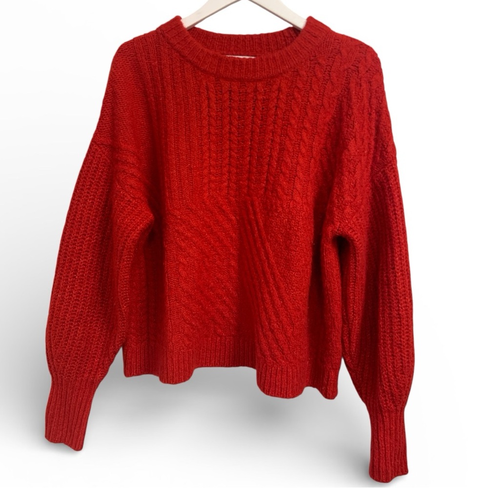 Old Navy Red Crew Neck Sweater